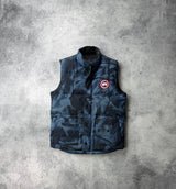 Canada goose freestyle blue abstract camo gilet