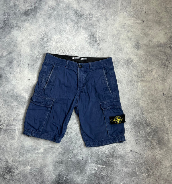Stone island 2016 navy blue cargo shorts
