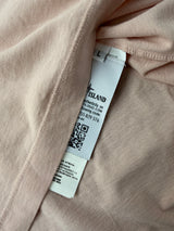 Stone island SS21 light pink box logo graphic tee