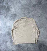 Moncler beige L/S polo shirt