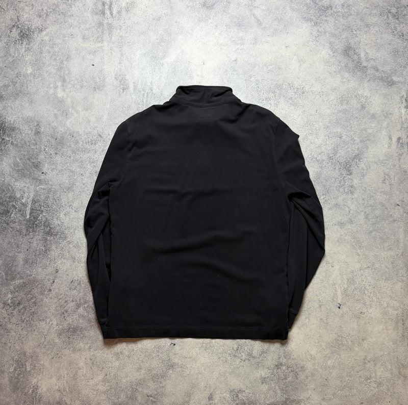 CP company black CP logo polo shirt