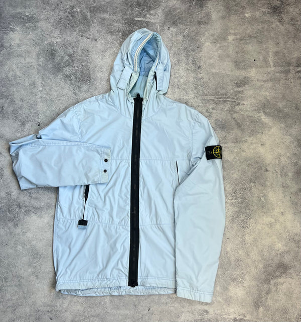 Stone island 2021 baby blue skin touch nylon-tc jacket