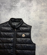 Moncler black GUI gilet