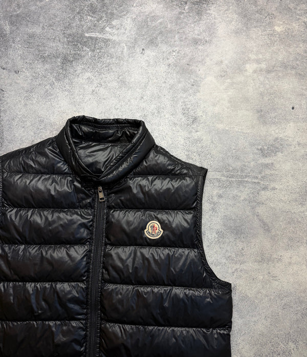 Moncler black GUI gilet