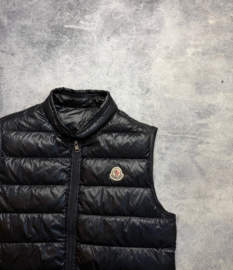 Moncler black GUI gilet