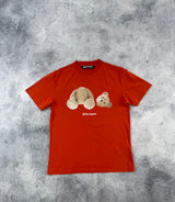 Palm angels orange kill the bear tee