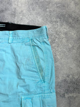 Stone island 2015 baby blue cargo shorts
