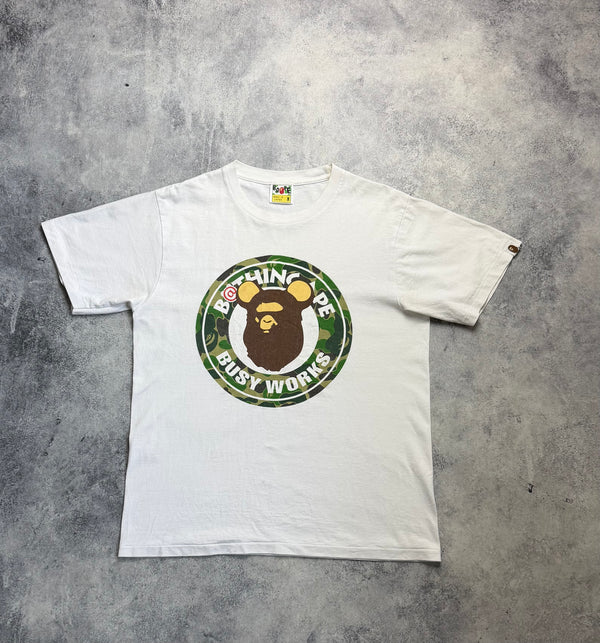 Bape busy works graphic tee