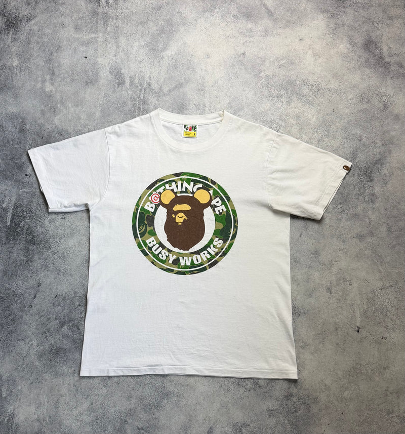 Bape busy works graphic tee
