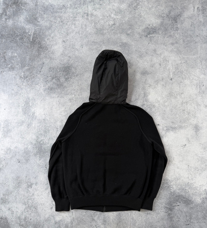 Canada goose black label Hybridge knit reversible hoodie
