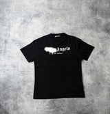 Palm angels Las Vegas black spray tee