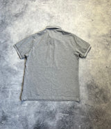 Stone island grey polo shirt