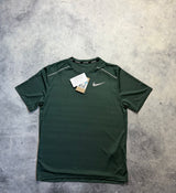 Nike miler dark green tee