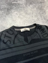 Stone island 2022 black graphic tee