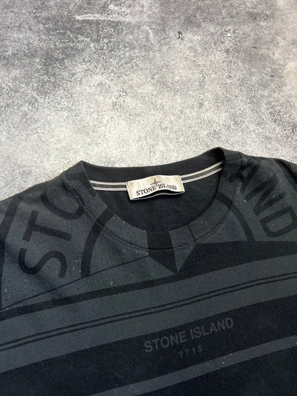 Stone island 2022 black graphic tee