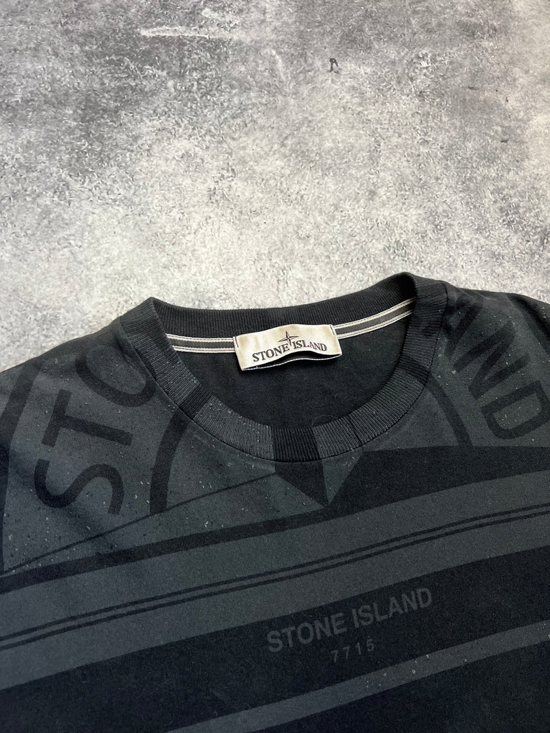 Stone island 2022 black graphic tee