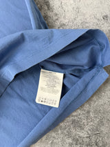 Moncler light blue tee with arm logo