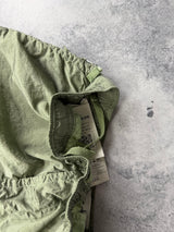 Stone island SS23 green nylon metal cargo shorts