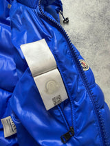 Moncler royal blue Maya Giubbotto jacket