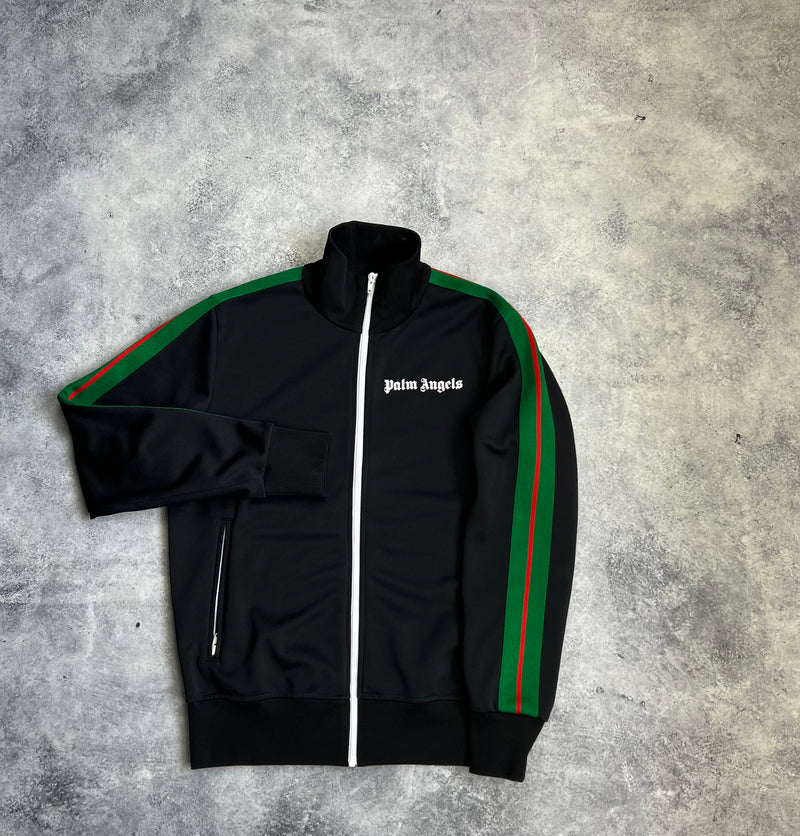 Palm angels black exodus track jacket