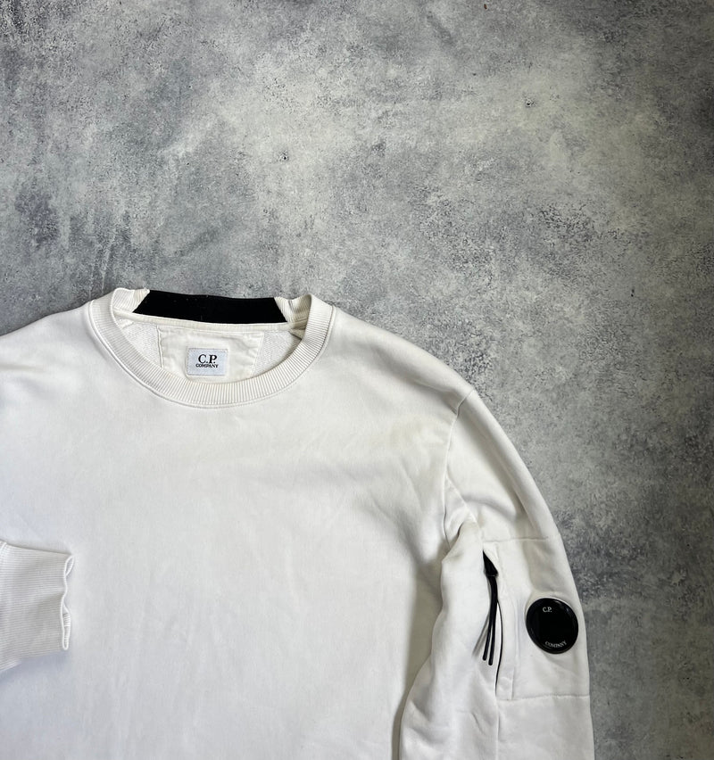 CP company white jumper