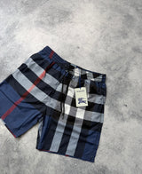 Burberry blue check swim shorts