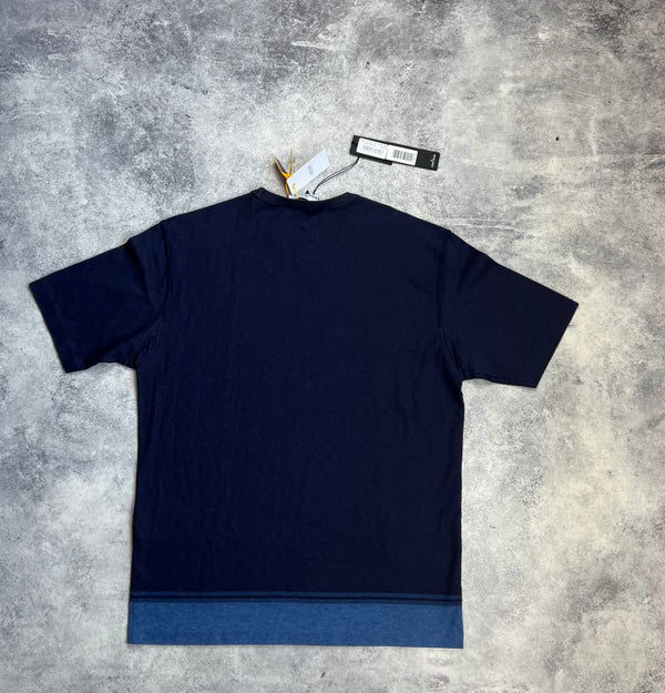Stone island 2020 navy blue compass tee