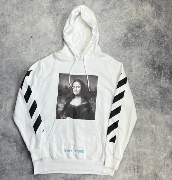 Off-white diagonal monalisa hoodie