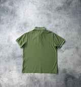 Stone island khaki polo shirt