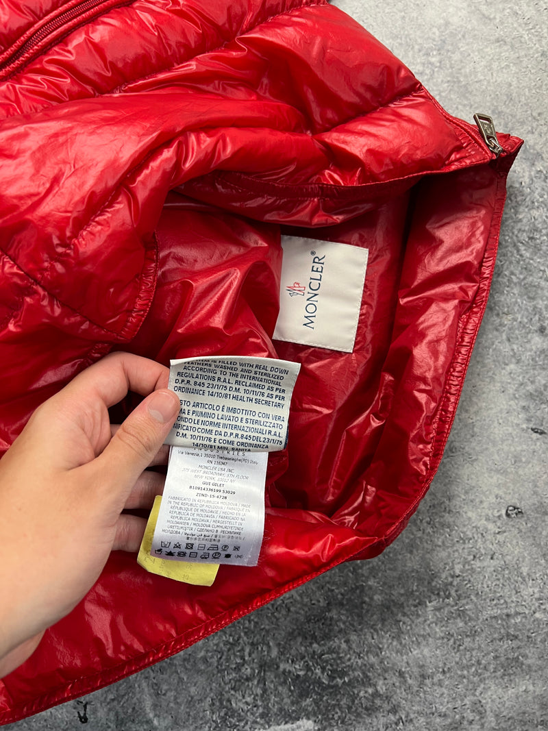 Moncler red GUI gilet