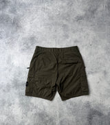 Stone island khaki cargo shorts