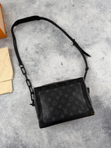 Louis Vuitton black eclipse soft trunk bag