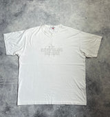 Stone island x supreme white embroidered tee
