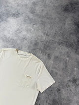 Prada white nylon pocket tee