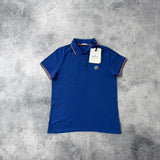 Moncler blue polo shirt