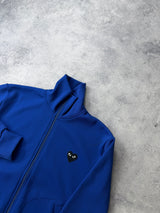 Comme des garçons blue heart track jacket