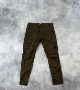 CP company khaki cargo trousers