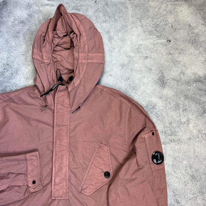 CP company flatt nylon pullover jacket with micro lens