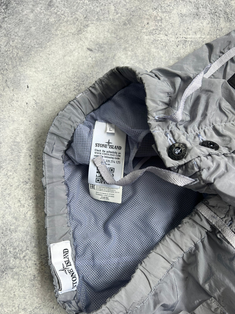 Stone island 2019 silver swim shorts