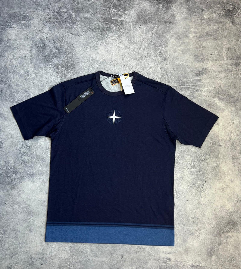 Stone island 2020 navy blue compass tee