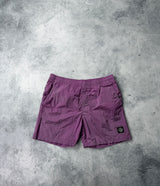 Stone island purple nylon metal swim shorts