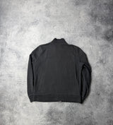 Moncler charcoal grey zip up cardigan