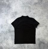 Moncler black badge polo shirt black