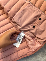 Stone island 2021 pink loom woven down coat