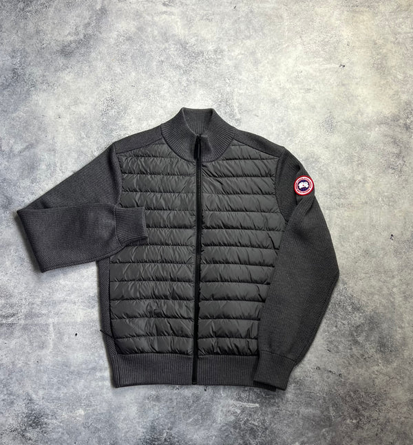 Canada goose grey hybridge knit jacket