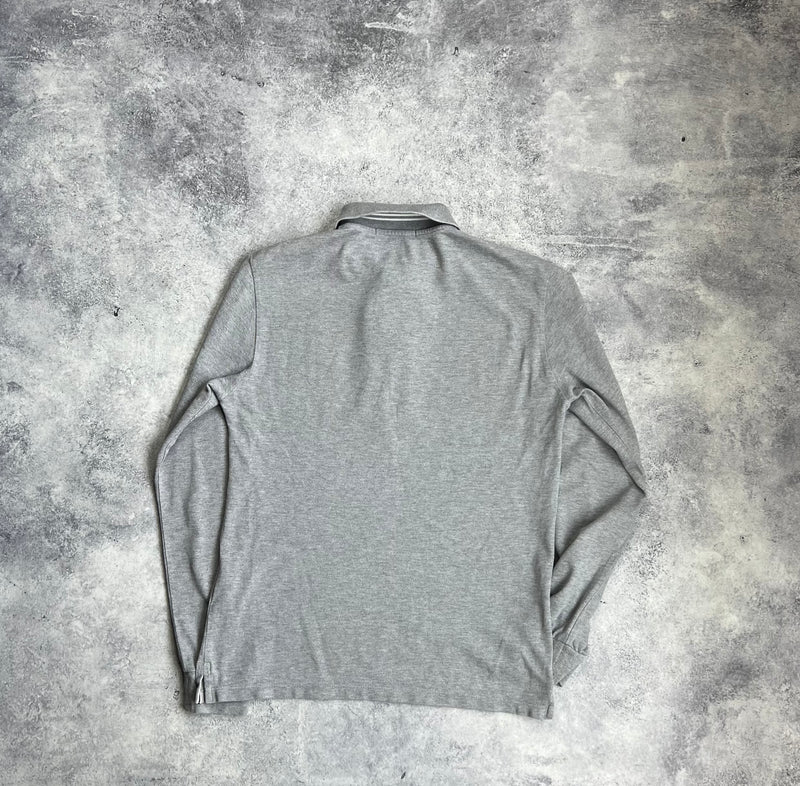 Stone island SS17 grey L/S polo shirt