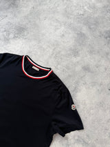 Moncler navy arm logo tee