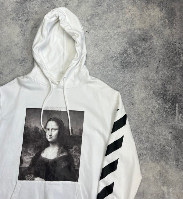 Off-white diagonal monalisa hoodie