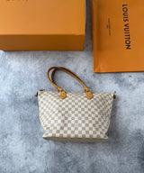 Louis Vuitton Damier Azur canvas saleya tote bag MM
