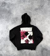 Off-white acrylic arrow black hoodie